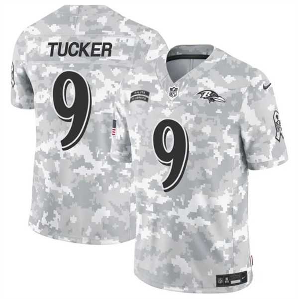 Men's Baltimore Ravens #9 Justin Tucker 2024 F.U.S.E. Arctic Camo Salute to Service Limited Stitched Jersey Dzhi,We sell and wholesale Men's Baltimore Ravens #9 Justin Tucker 2024 F.U.S.E. Arctic Camo Salute to Service Limited Stitched Jersey Dzhi on line form chian!
